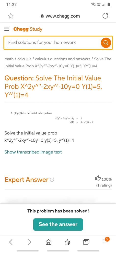 chegg solved questions